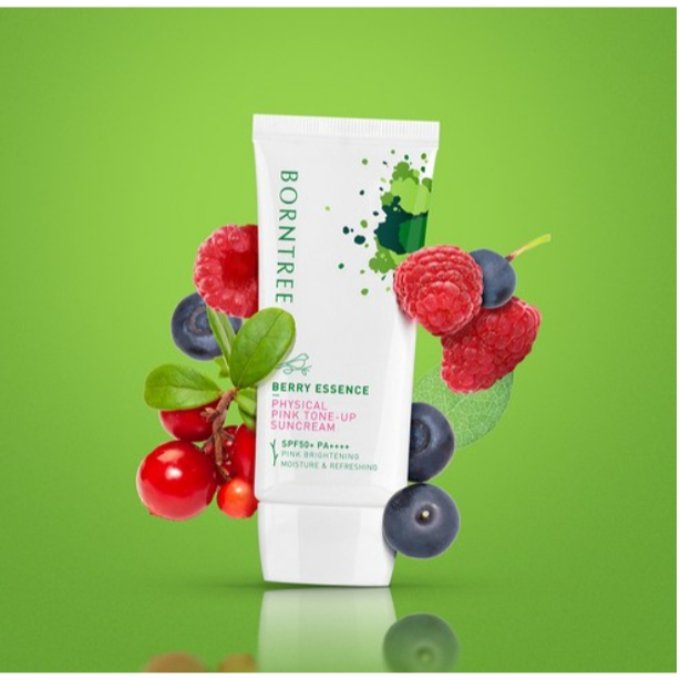 BORNTREE 莓果精華潤色亮白防曬霜 50ml