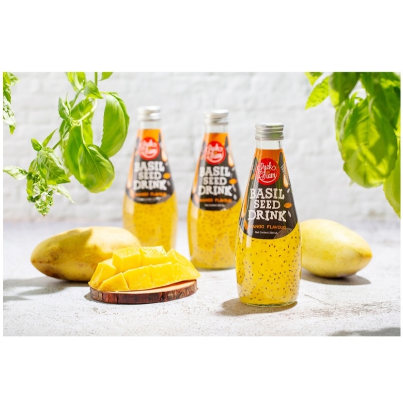 韓國進口 Luxiam 羅勒籽飲品 白葡萄 芒果風味 290ml