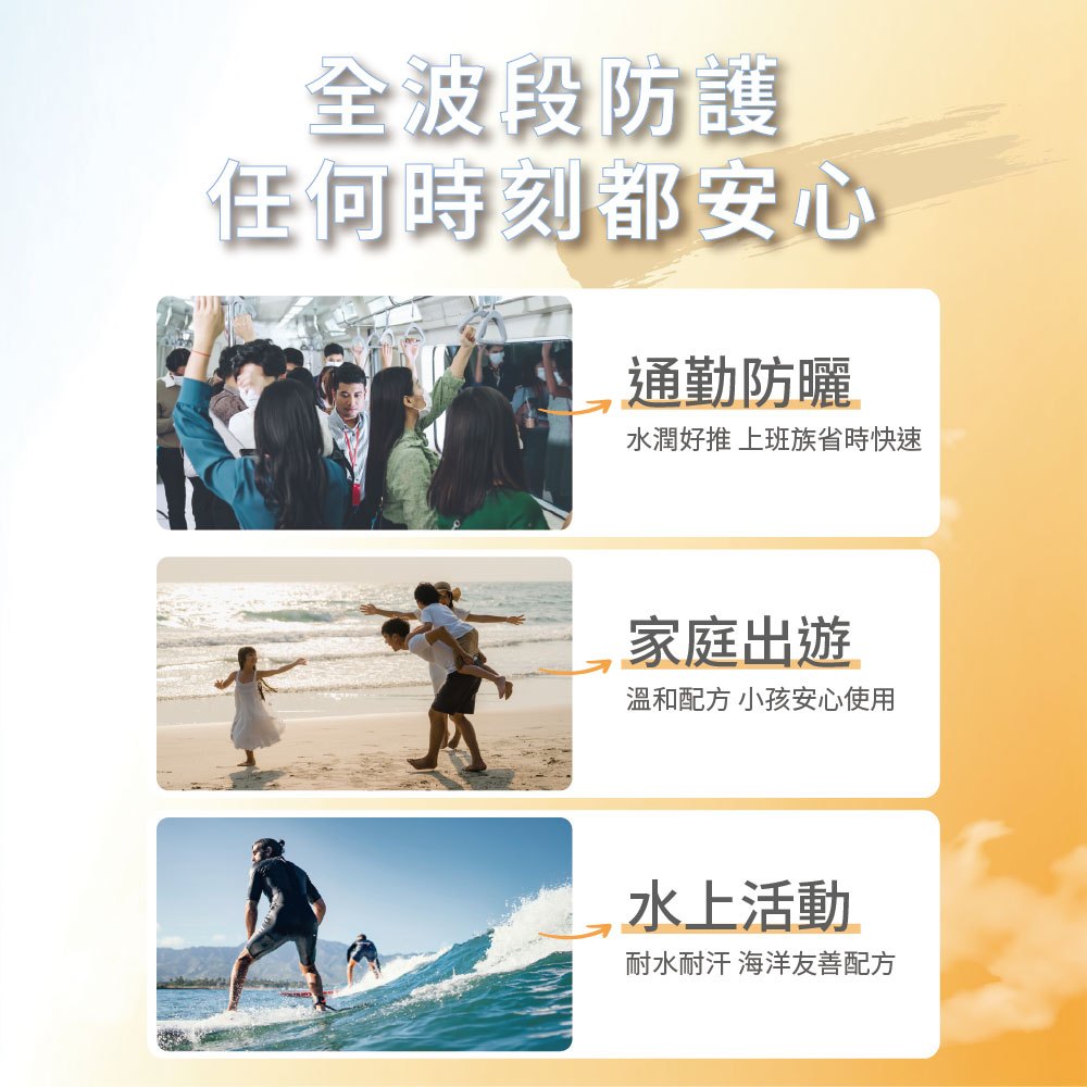 PSK 純物理全能輕透防曬乳 SPF50+ ★★★ (持妝耐汗型) 35ml