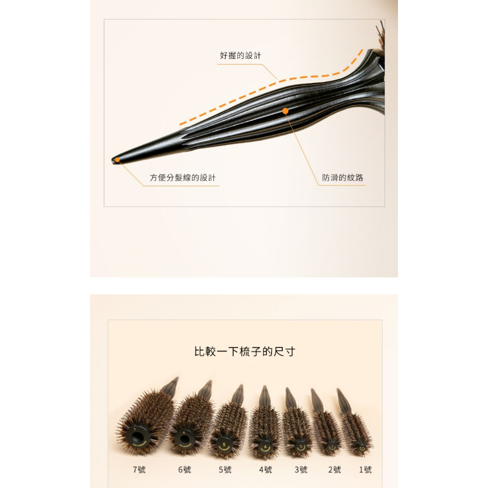 韓國 Cellreborn 高級護理捲梳 1號 2號 3號 4號 5號