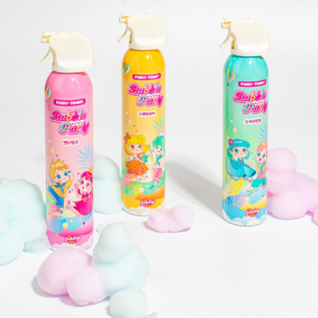 PINKY TONKY 泡泡派對 多合一沐浴慕斯（五色）300mL