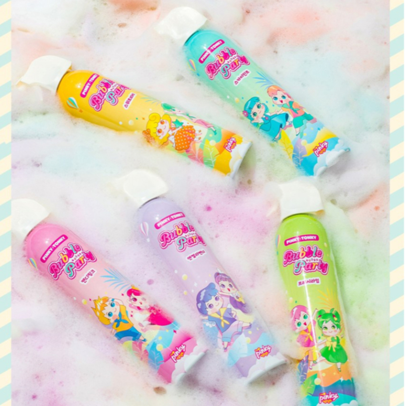 PINKY TONKY 泡泡派對 多合一沐浴慕斯（五色）300mL