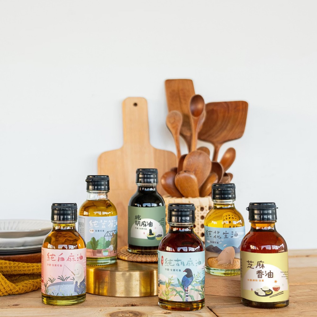 金弘麻油花生行 麻油 香油 苦茶油 花生油 芝麻香油 胡麻油 100ml 嚐鮮迷你油瓶 全素可食｜繁華中西藥局｜