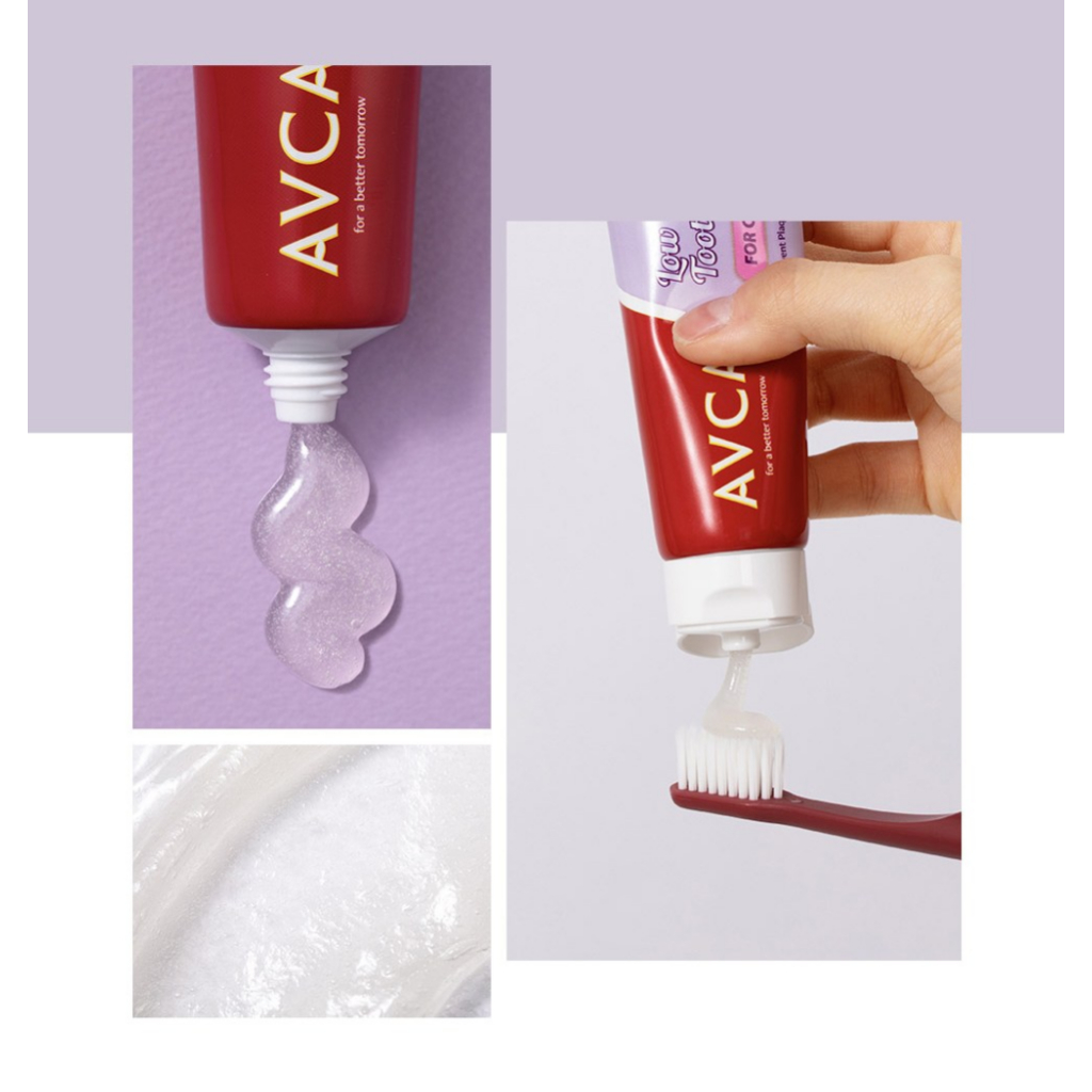 AVCA 低氟兒童牙膏 葡萄口味 60ML
