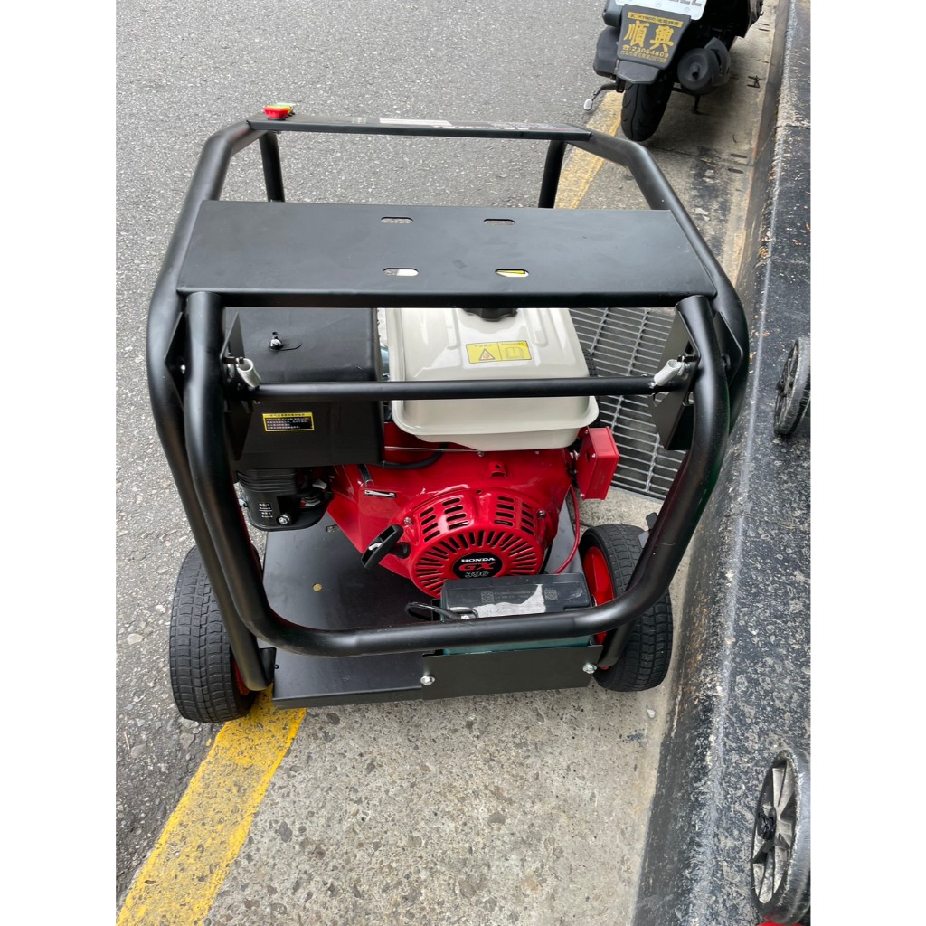 HONDA本田13馬引擎高壓清洗機 電啟動 配義大利AR幫浦 洗車機 商品圖片 4