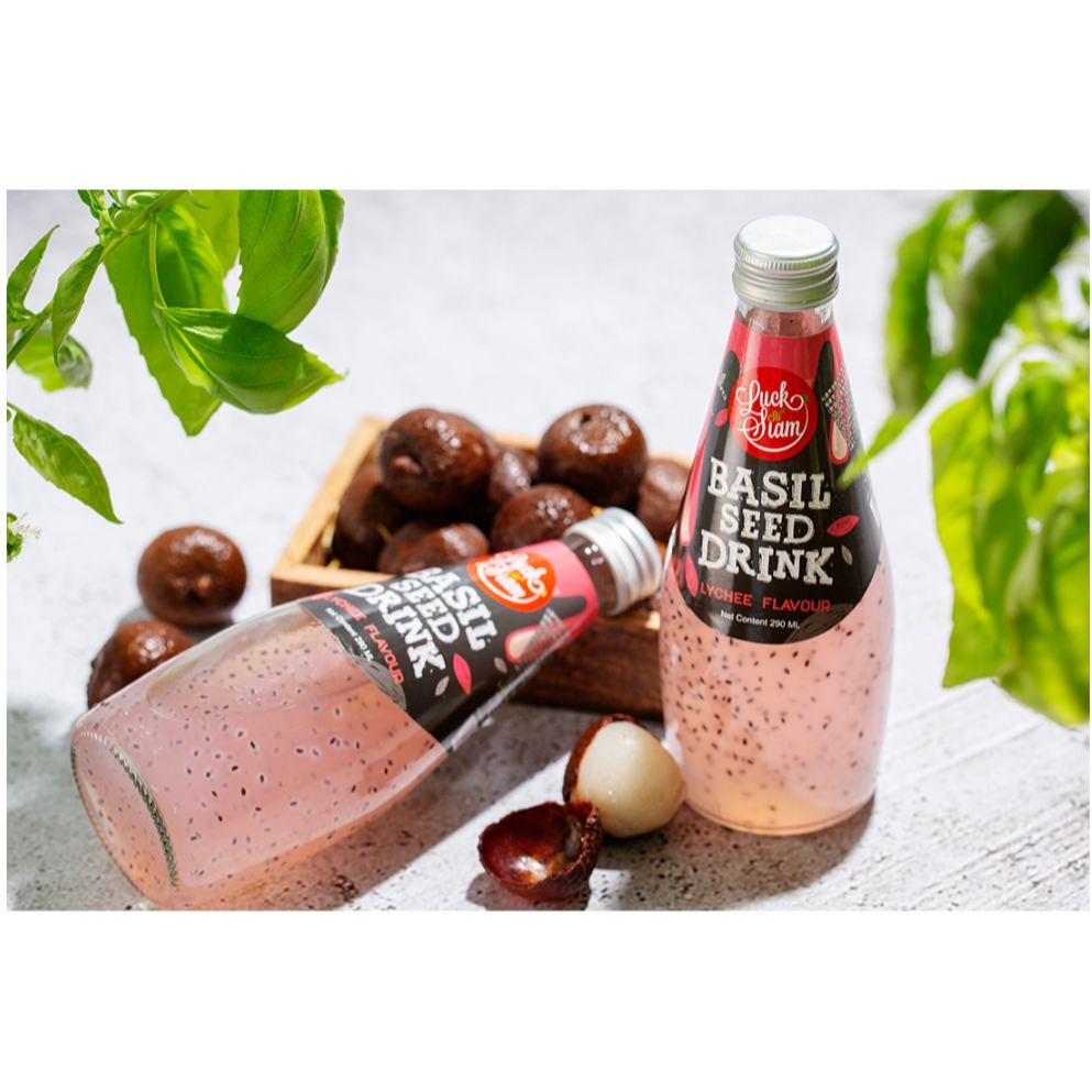 韓國進口 Luxiam 羅勒籽飲品 白葡萄 芒果風味 290ml