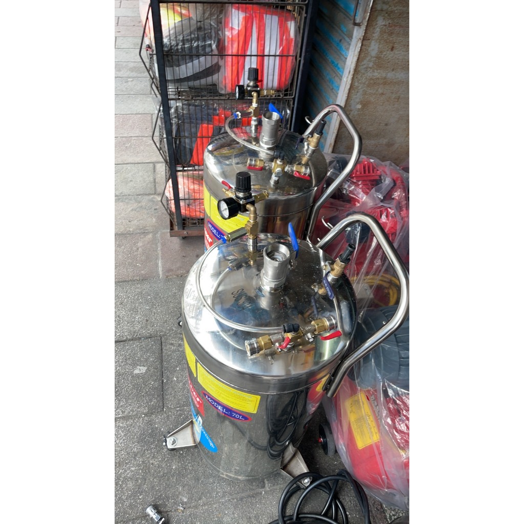 專精泡沫桶 儲氣桶 可樂桶客製化改裝 消毒桶 泡沫機 沖洗桶 潛水BC頭 露營沖洗淋浴 噴藥噴漆 白鐵桶壓力桶 塗料桶 商品圖片 4