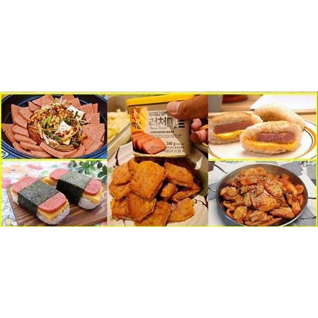 韓國 CJ白雪 午餐肉 火腿罐頭 340g