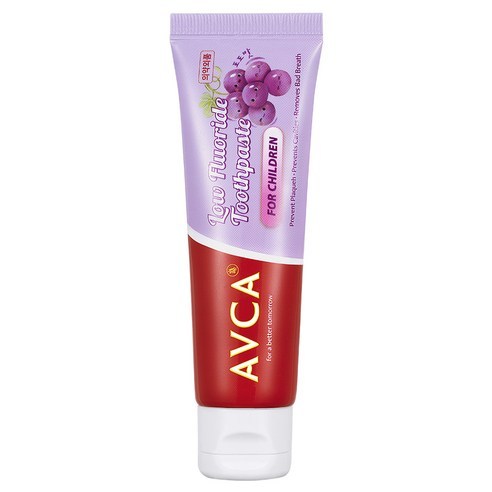 AVCA 低氟兒童牙膏 葡萄口味 60ML