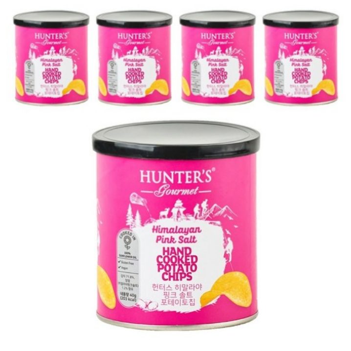 HUNTER'S gourmet 洋芋片 喜馬拉雅粉紅鹽薯片