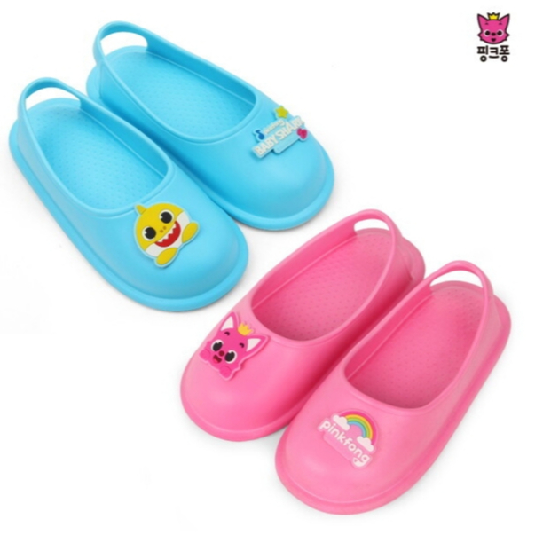 pinkfong 碰碰狐 鯊魚寶寶 EVA隔音拖鞋