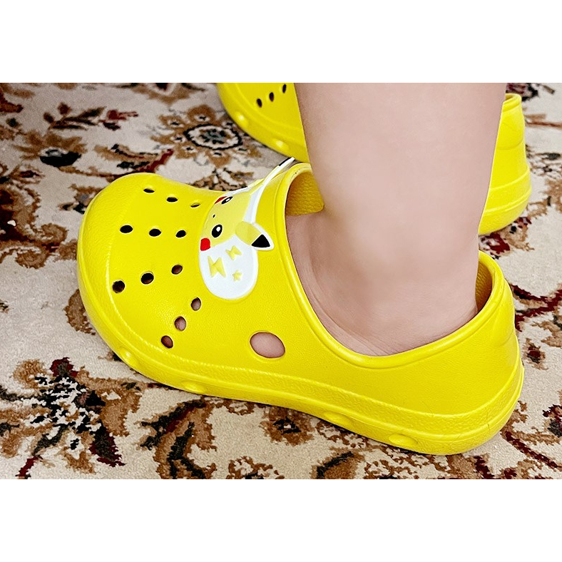 孩童皮卡丘圖案EVA室內鞋