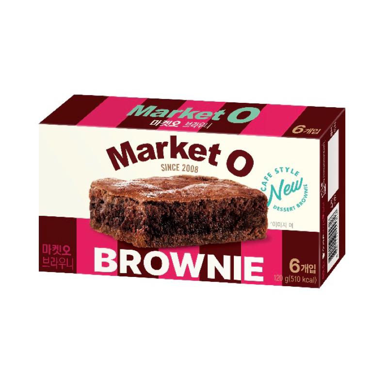 韓國 Market O 巧克力布朗尼蛋糕 6入 120g