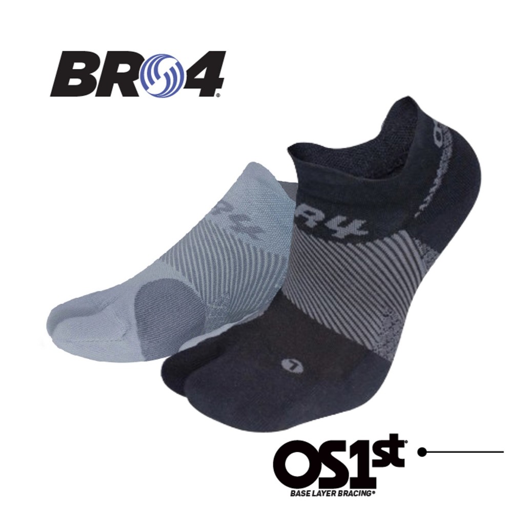 【OS1st】BR4姆趾外翻舒緩襪 黑/灰色 4段式分區壓力 排汗透氣 舒緩襪 姆趾外翻 姆趾套 美國研發 台灣製