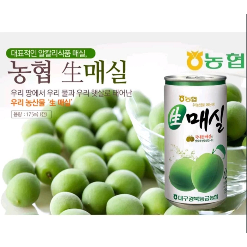 韓國 NongHyup 農協果汁（青梅/蘋果）單瓶175mL