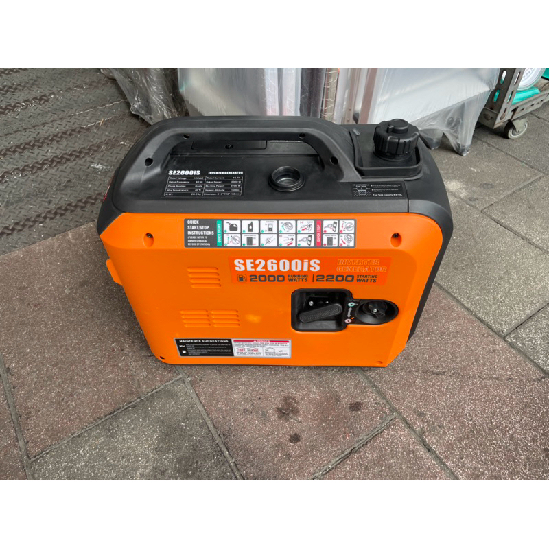 附發票台北工具SE2600IS靜音變頻2200W發電機110V四行程停電露營擺攤工程 商品圖片 4
