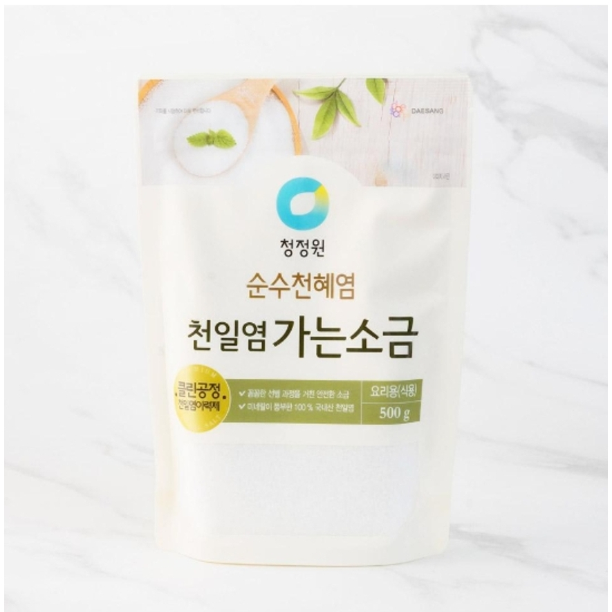 韓國 清淨園 純淨細鹽 日曬鹽 1KG