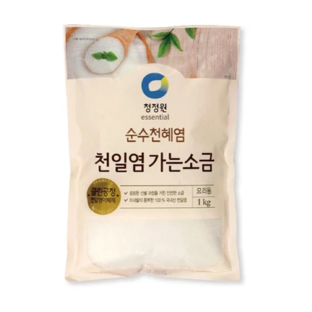 韓國 清淨園 純淨細鹽 日曬鹽 1KG