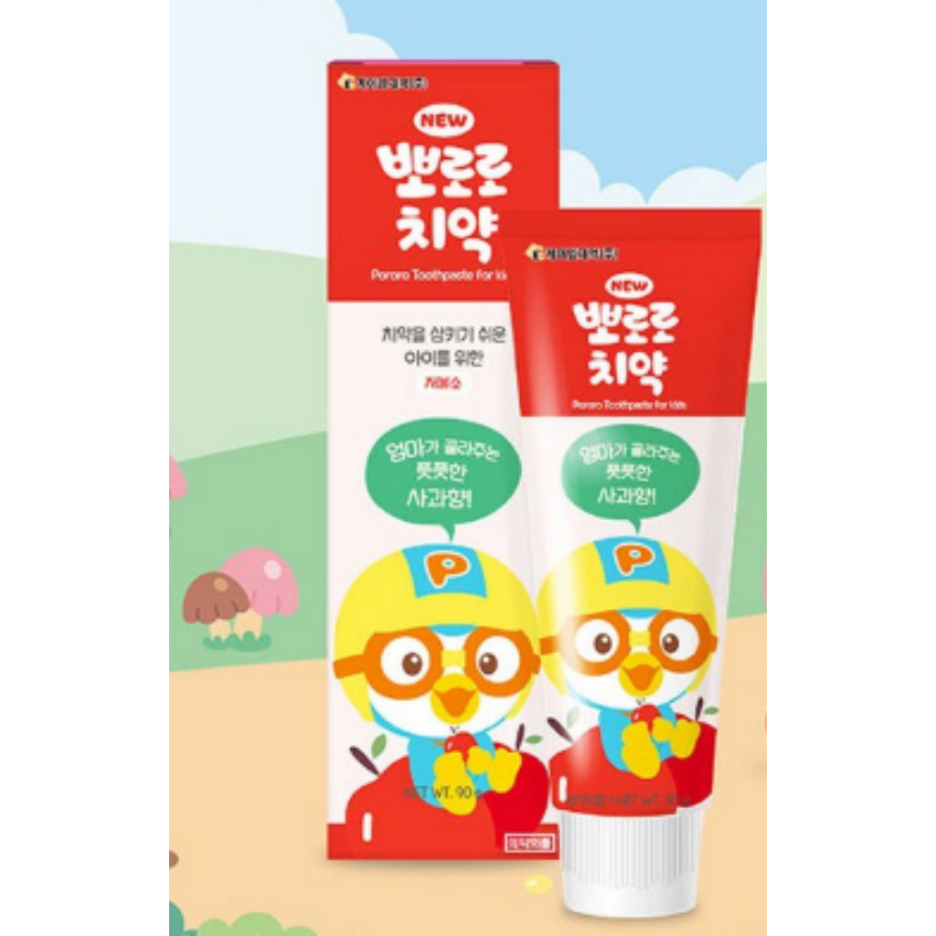 KM Pharmaceutical Pororo 兒童牙膏 蘋果味 90g