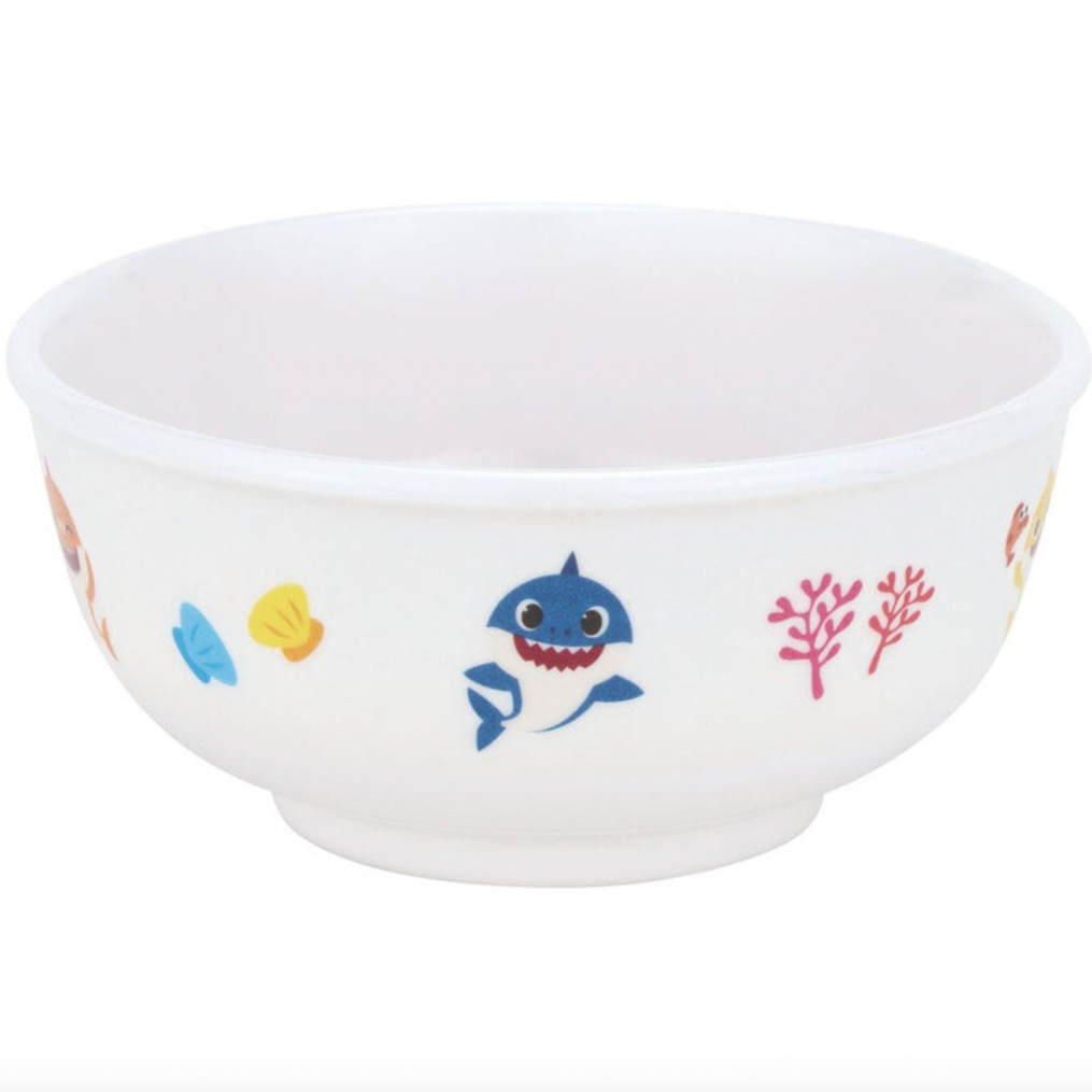 日本製 鯊魚寶寶 Baby Shark 美耐皿 兒童餐碗 240ml