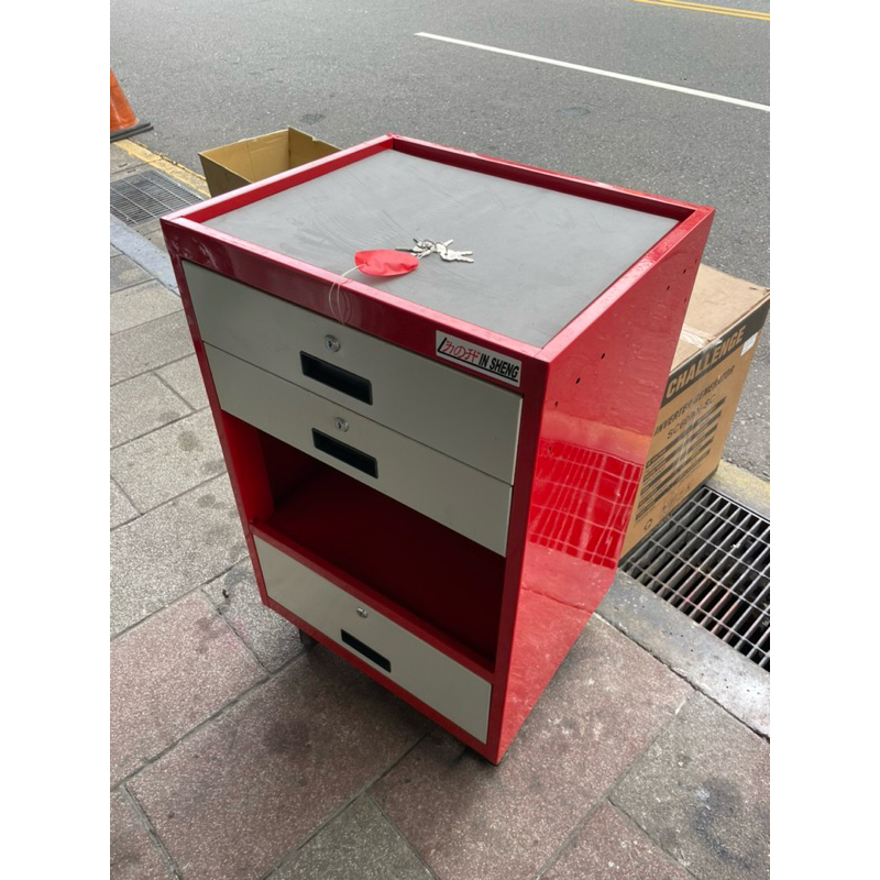 LS-601工具車內隔隔層 工具箱車 推車 五金工具收納 三抽屜工具車 機車維修間必備 商品圖片 5