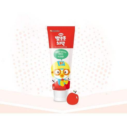 KM Pharmaceutical Pororo 兒童牙膏 蘋果味 90g