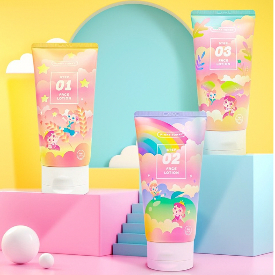 PINKY TONKY 柔嫩香氣兒童臉部潤膚露（3-7歲/8-10歲/11-13歲） 150ml