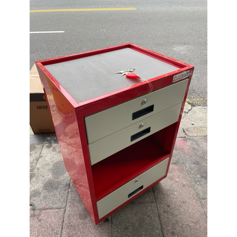 LS-601工具車內隔隔層 工具箱車 推車 五金工具收納 三抽屜工具車 機車維修間必備 商品圖片 6