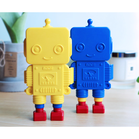 韓國 FLEXA Robot 機器人兒童叉匙餐具+收納盒組