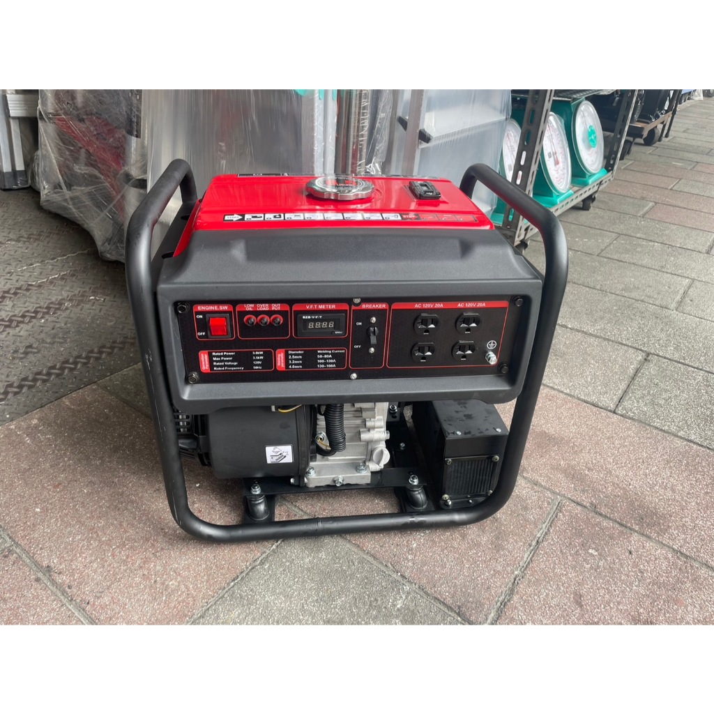 台北工具引擎式電焊發電機160A 3500W 110A可焊高張力/鋁/鹼性焊條 可3.2連續 商品圖片 5