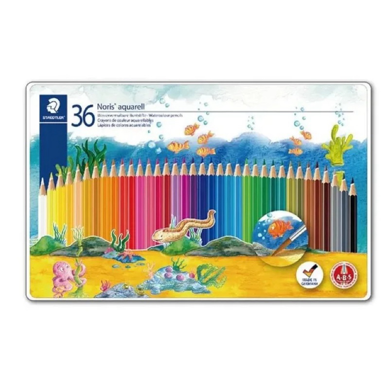 施德樓 36色水性色鉛筆產品包裝展示