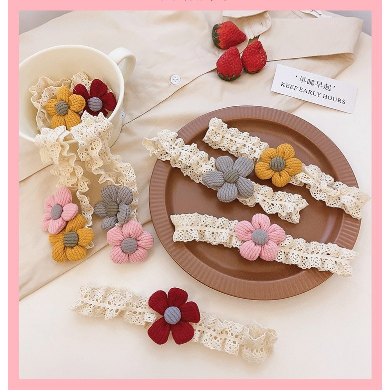 韓版🌸 嬰兒髮帶 寶寶立體花朵髮帶