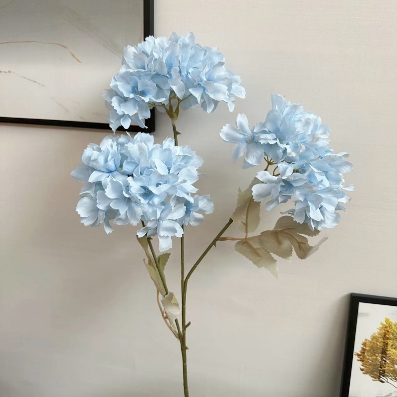 3頭繡球花❰淺藍❱