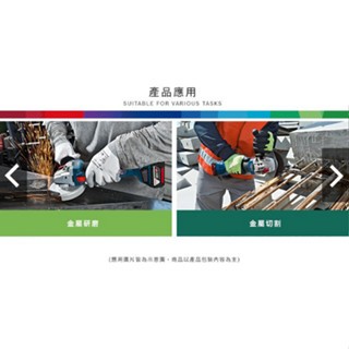德國 BOSCH 博世 18V GWS180LI 鋰電 免碳刷 無刷 砂輪機 切斷機 附提箱 商品圖片 5