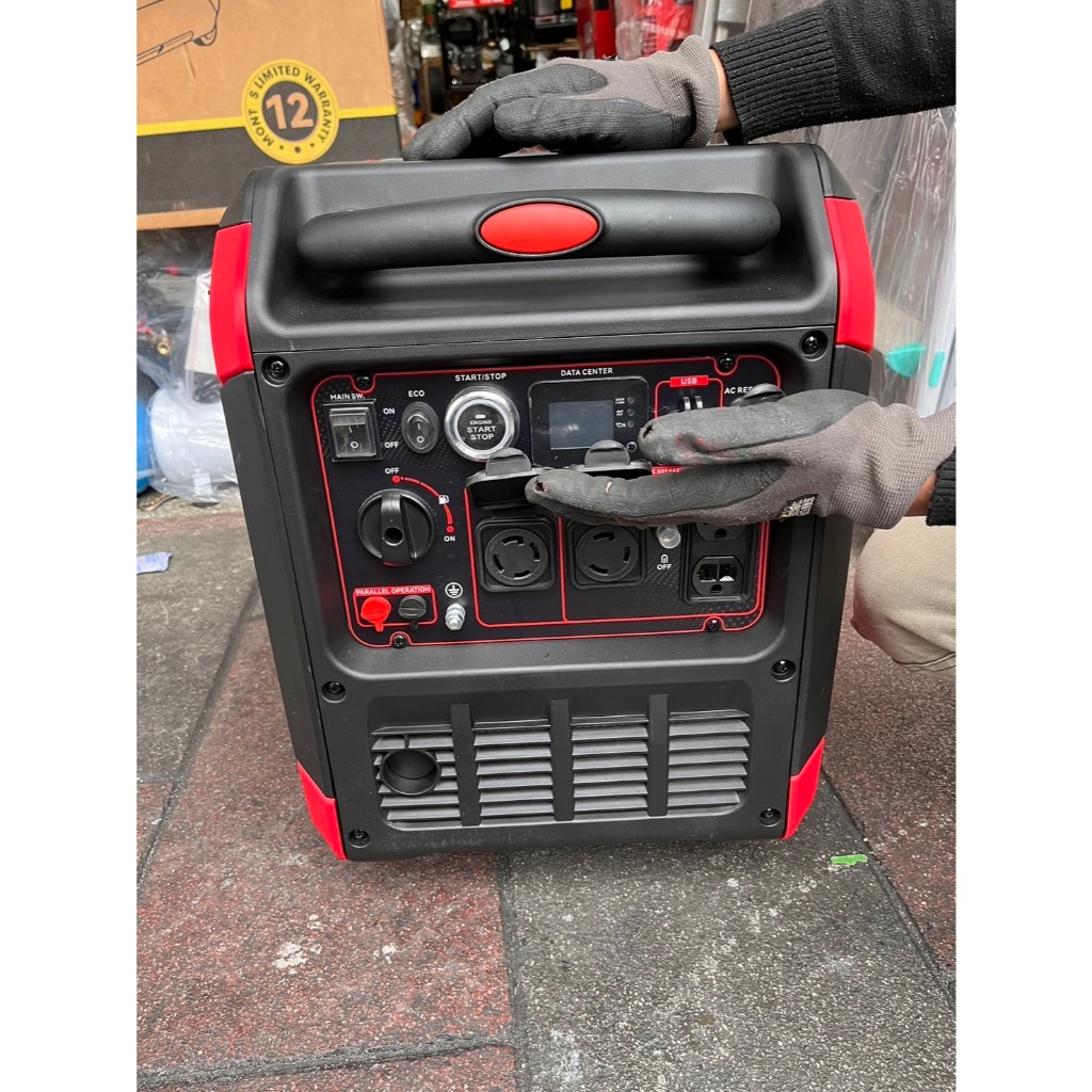 附發票台北工具6500EI靜音變頻5500W發電機110/220V雙電壓輸出 四行程停電露營擺攤工程 商品圖片 6