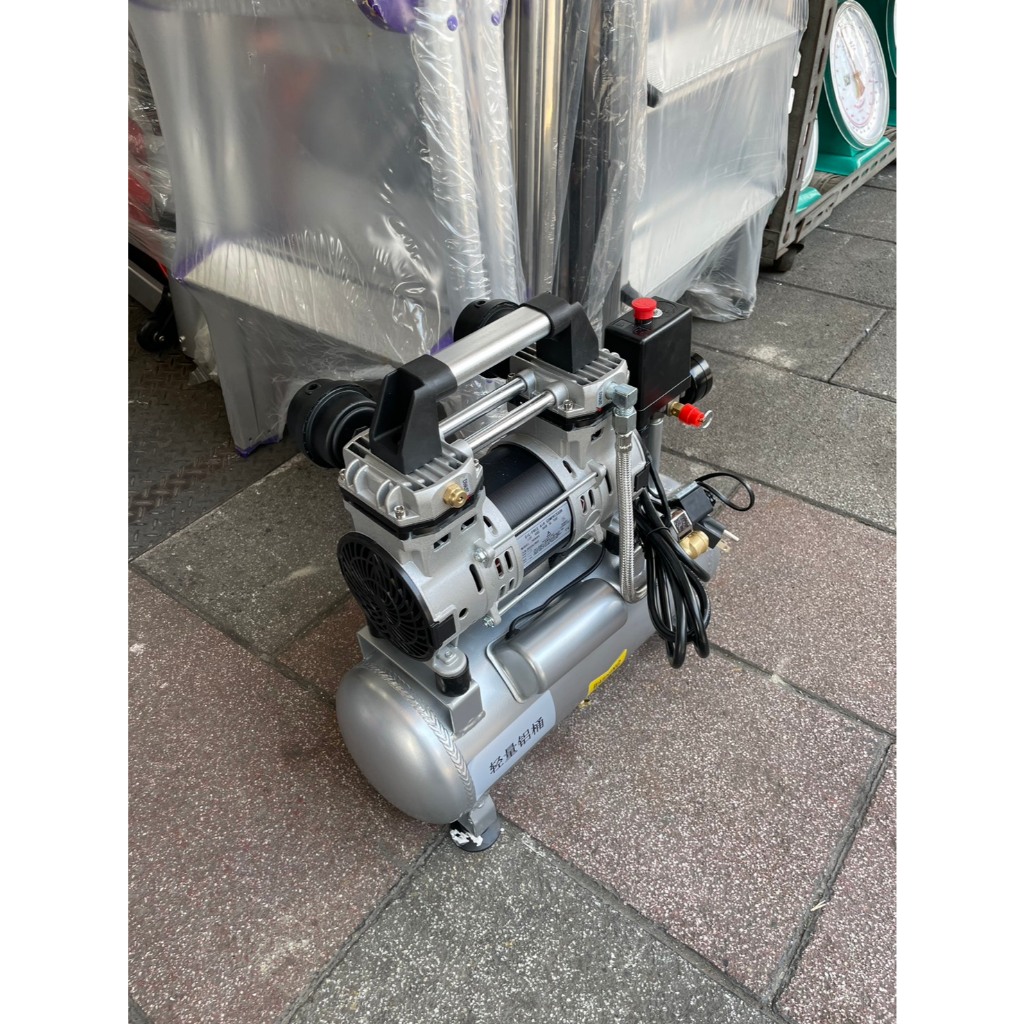 台北工具 雙缸2.5HP 10公升 輕量鋁合金 快速型無油靜音空壓機  空氣壓縮機 可木工 噴漆修補 商品圖片 5