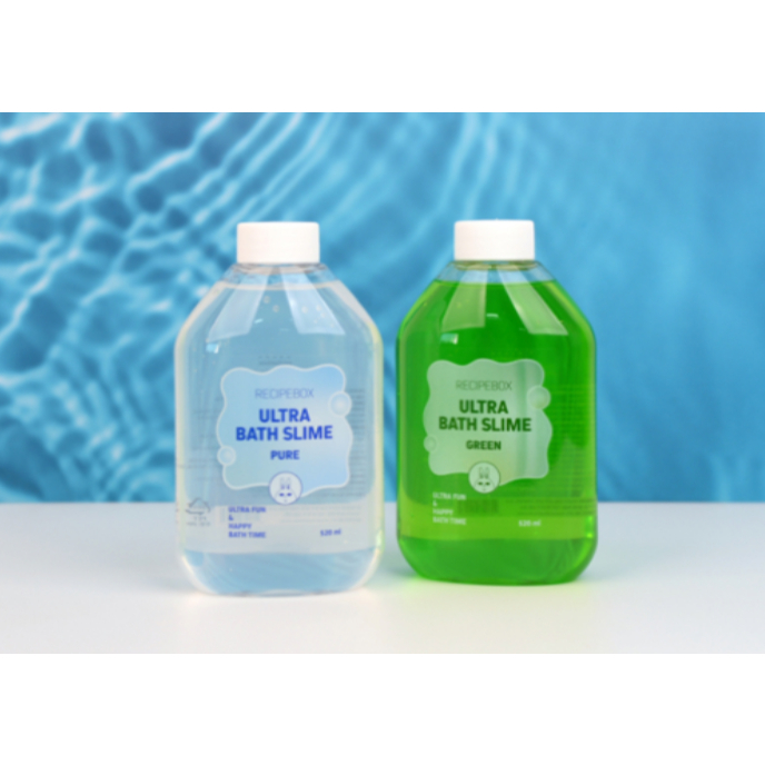 Recipebox 韓兔 兒童泡泡沐浴史萊姆（透明/綠色） 520ml