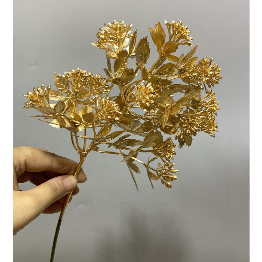 金漆｜多頭繡球花（1枝）