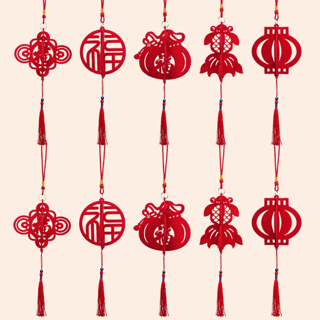 掛件_🧧 歲歲平安｜立體流蘇款（10入）