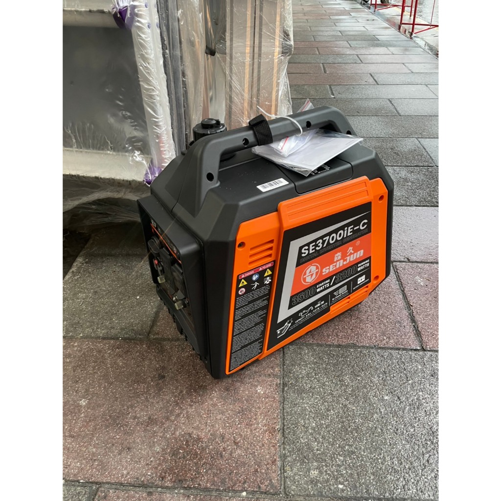 台北工具SE3700IE電啟動/手拉二用 靜音變頻3500W發電機110V電壓輸出 停電露營擺攤 商品圖片 2