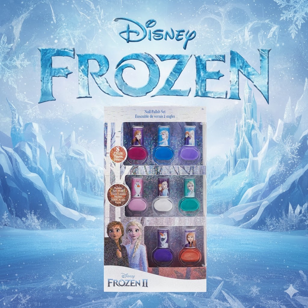 Disney Frozen2 迪士尼 冰雪奇緣兒童指甲油 8色組