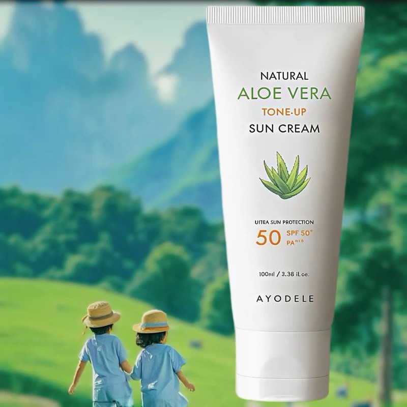 AYODELE 蘆薈提亮防曬乳 SPF50+ PA+++