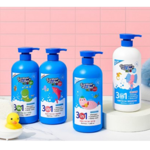 Formal Bee KIDS 兒童三合一 洗潤髮沐浴乳 （500ml/1000ml）