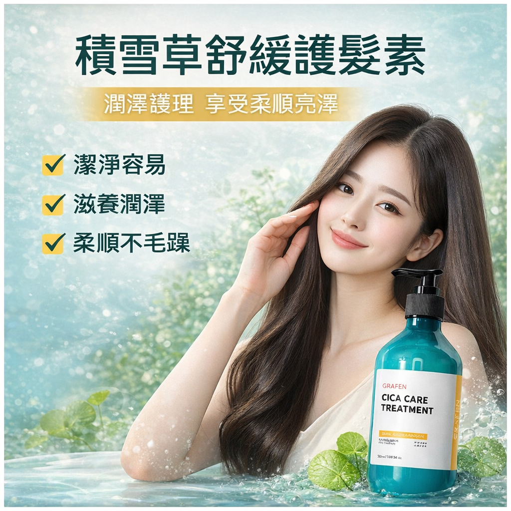 GRAFEN 積雪草深層修護護髮素 300ml