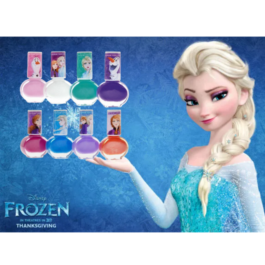 Disney Frozen2 迪士尼 冰雪奇緣兒童指甲油 8色組