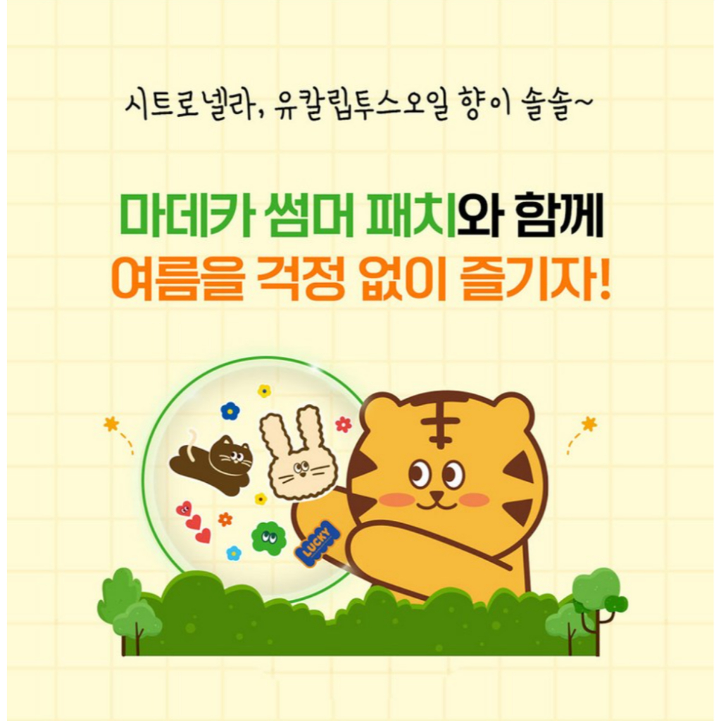 韓國 Dongkook 雙精油長效超大香氛貼 12貼/包