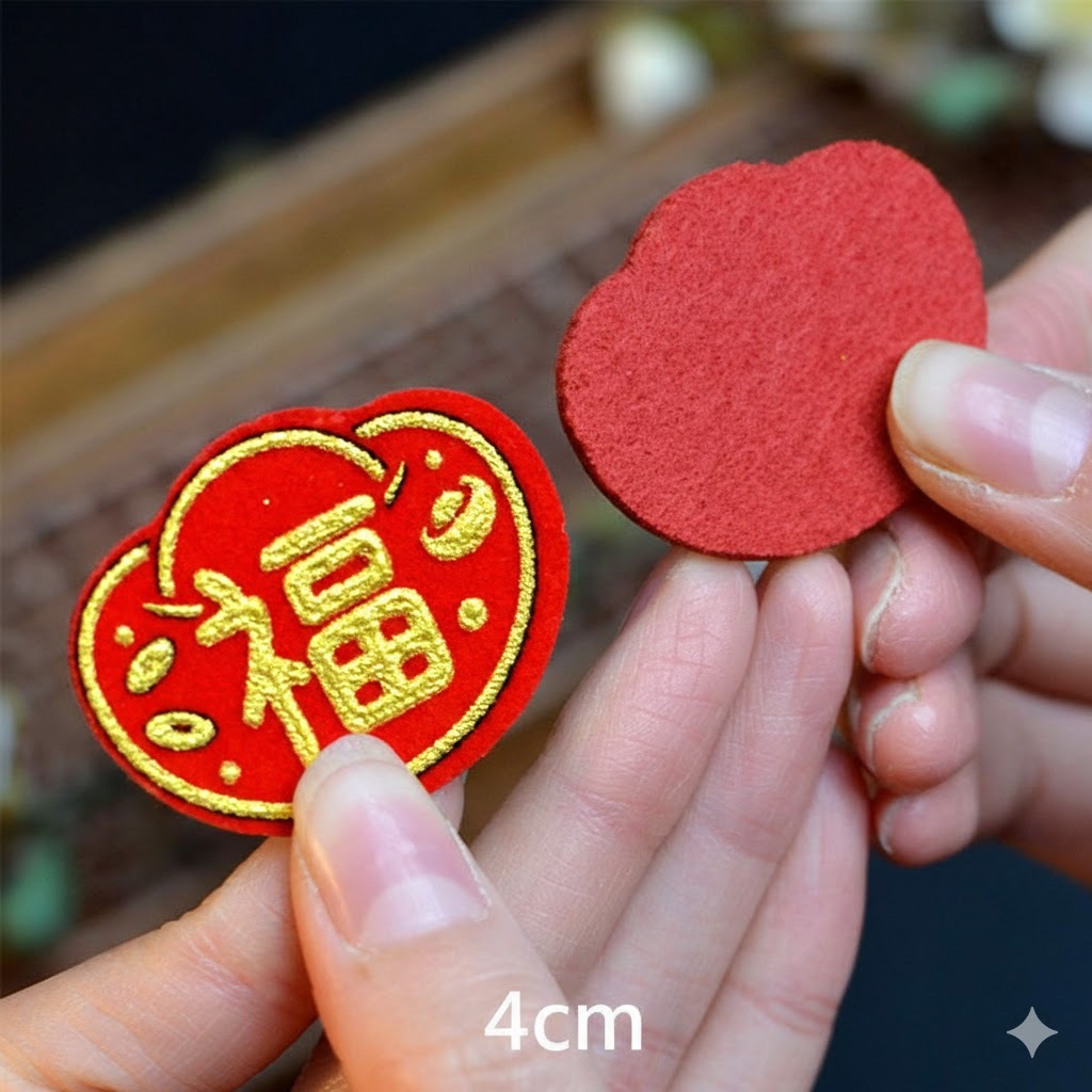毛氈立體_福【元寶款】(1組2入)