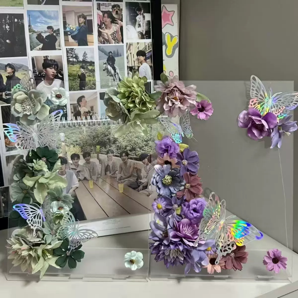 台灣現貨【仿真花頭材料包】12cm大花頭多款組合 髮飾胸針花圈花束手作 佈置裝飾開運配色 DIY材料包 手作材料 花藝材
