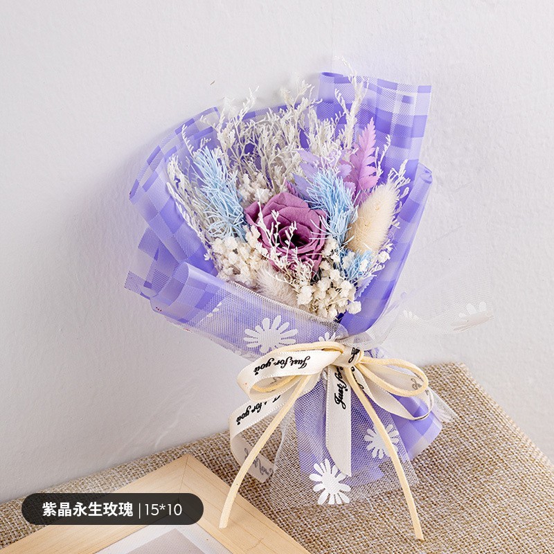 15cm | 卡布奇諾 永生玫瑰