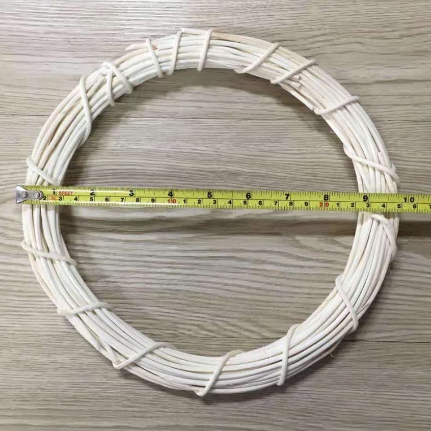 (白色)○圓形藤圈25cm